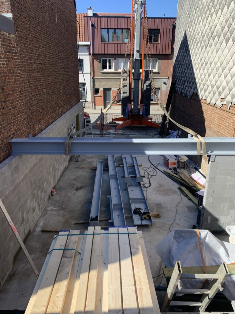 Alisa, Braine-l’Alleud : structure acier