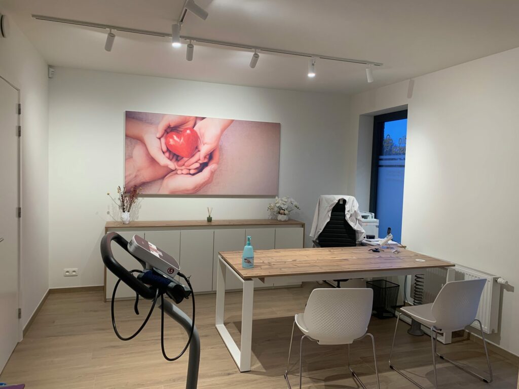 Cabinet de cardiologie, Braine-l’Alleud : bureau de consultation