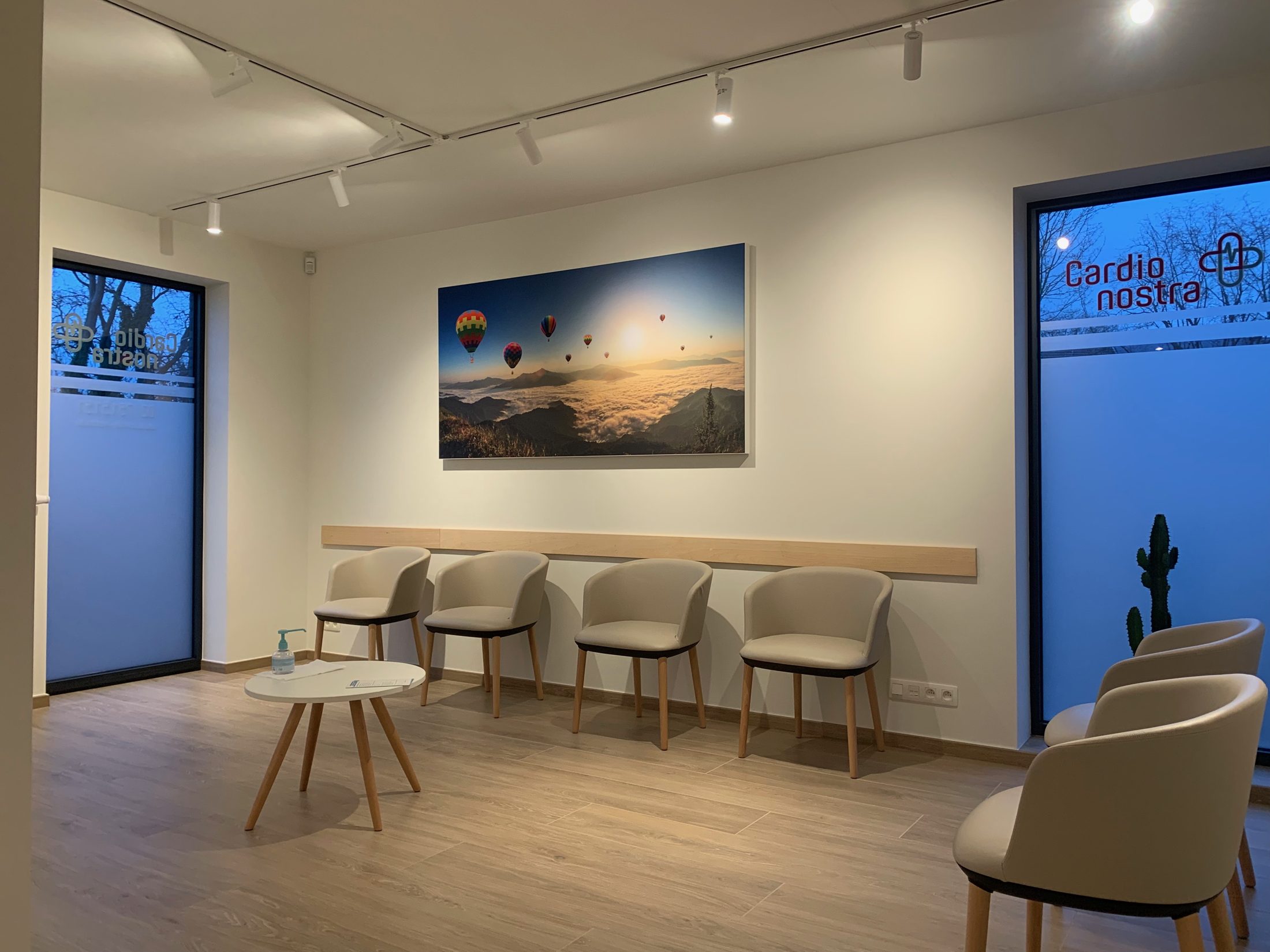 Cabinet de cardiologie, Braine-l’Alleud : salle d’attente