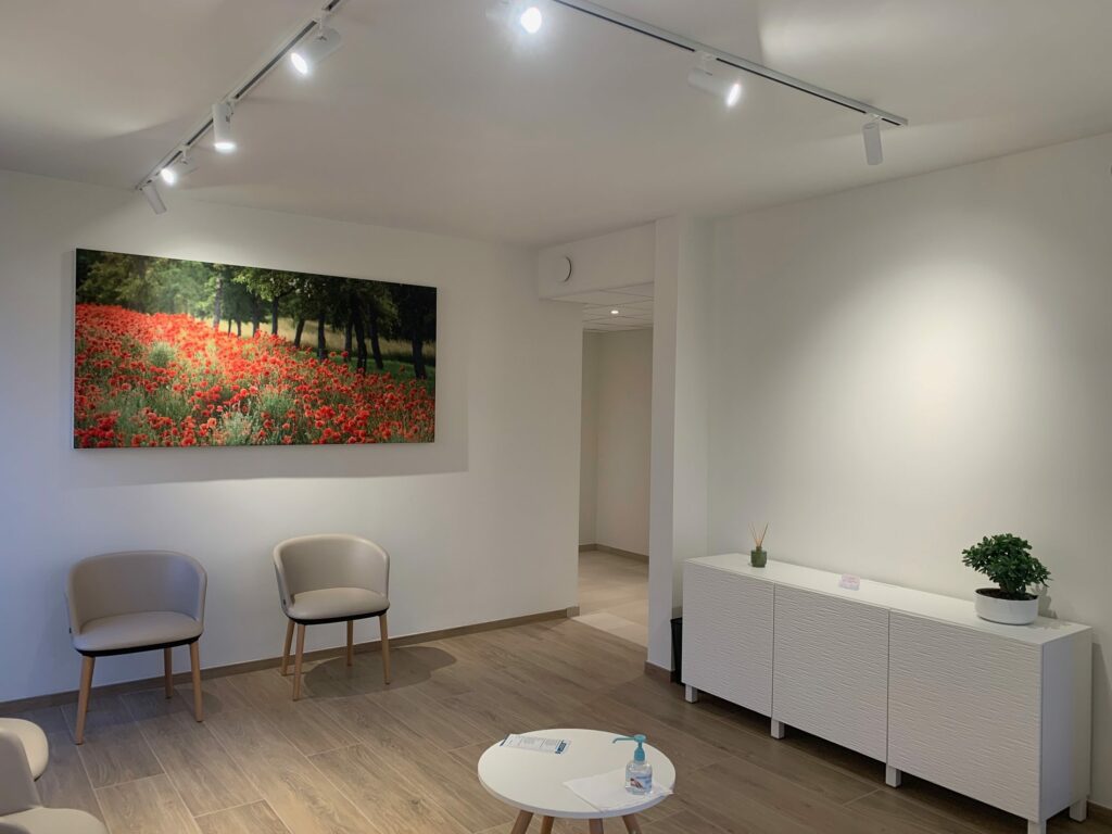 Cabinet de cardiologie, Braine-l’Alleud : salle d’attente