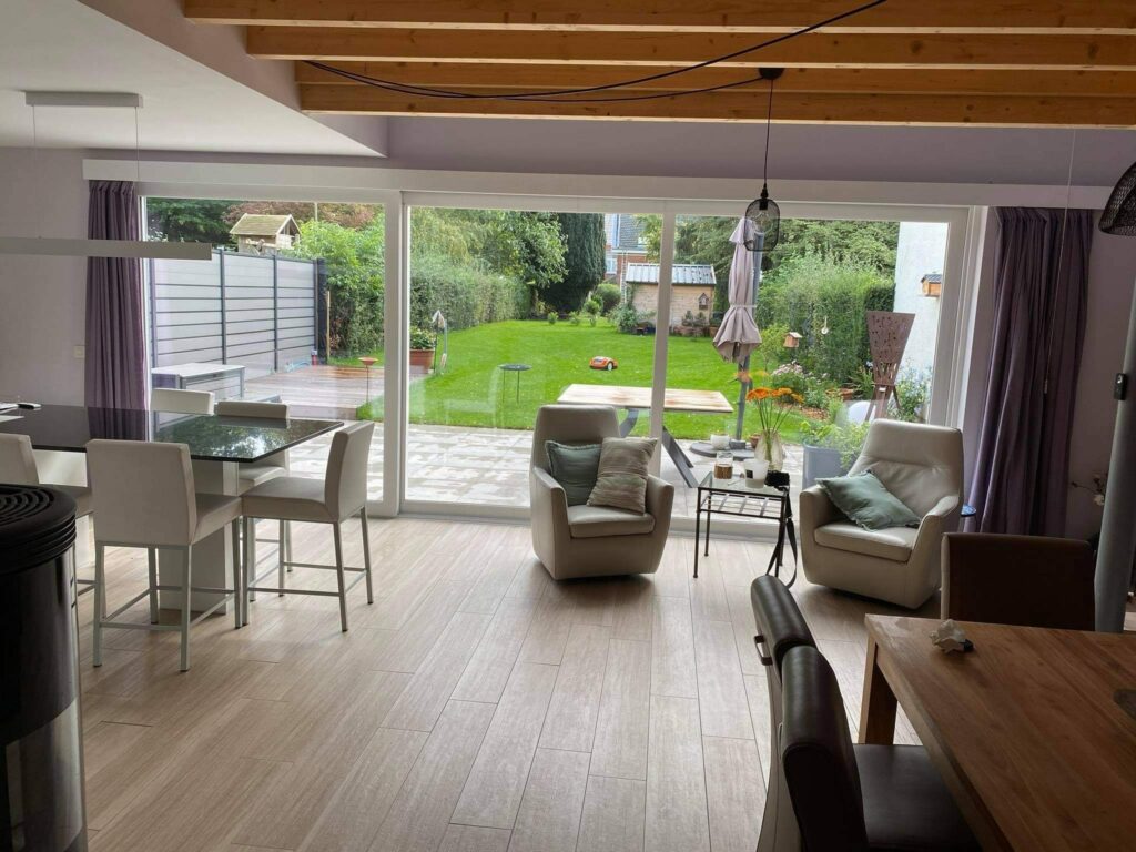 Fosses des Moines, Waterloo : séjour ouvert sur le jardin