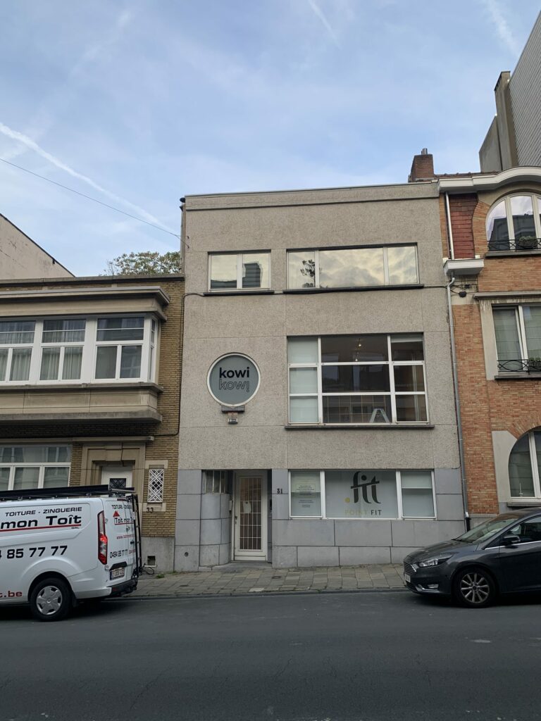 Gossart, Uccle : façade côté rue