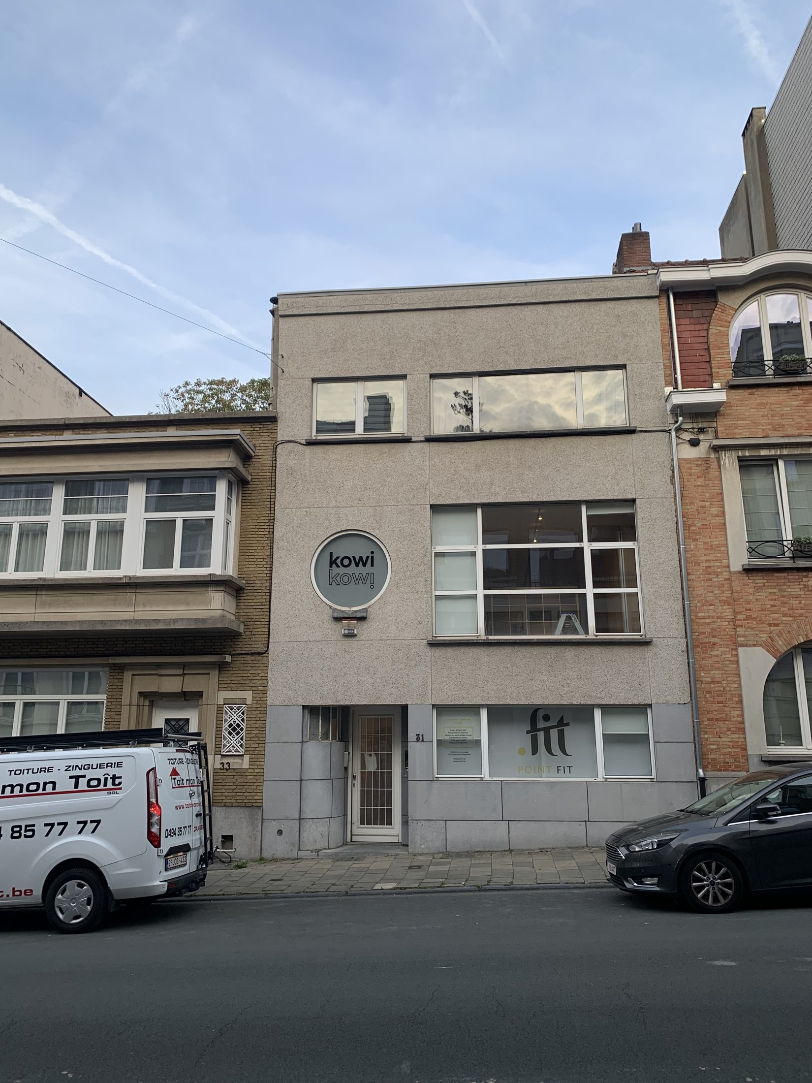 Gossart, Uccle : façade côté rue